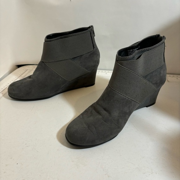 Aerosoles women’s grey wedge heel bootie in size 7.5 - Picture 5 of 14